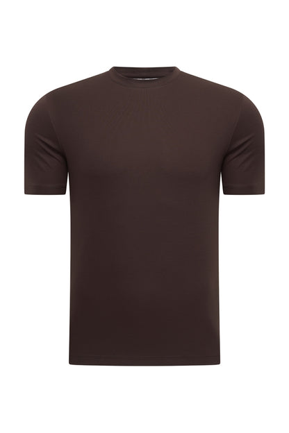 Herren Baumwoll-T-Shirt | Espresso