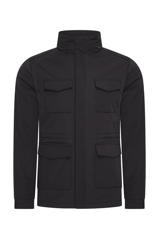 Men Parka Jacket | Black