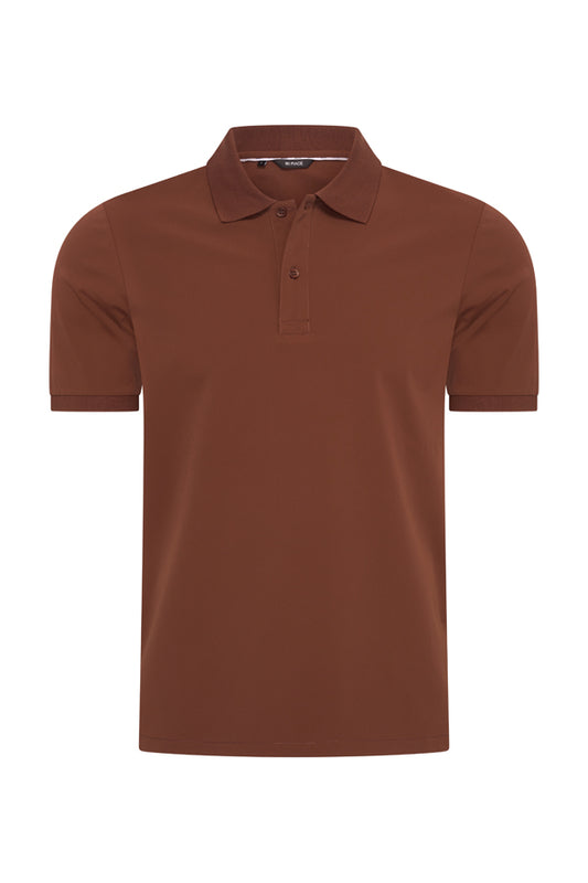 Men Polo Shirt | Brown Stone