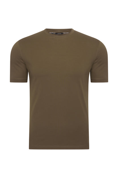 Herren-T-Shirt aus Baumwolle | Oliv