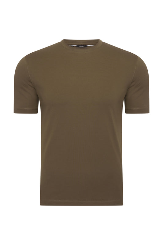 Men Cotton T Shirt | Olive