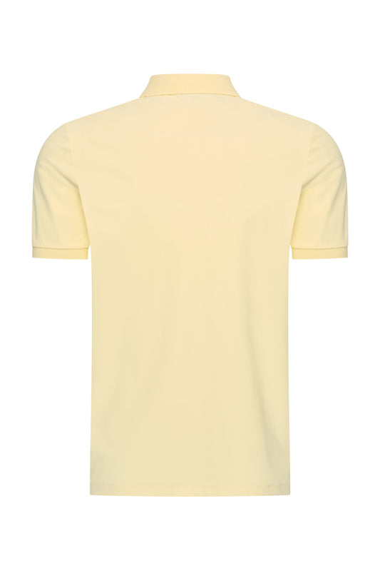 Men Polo Shirt | Pastel Yellow