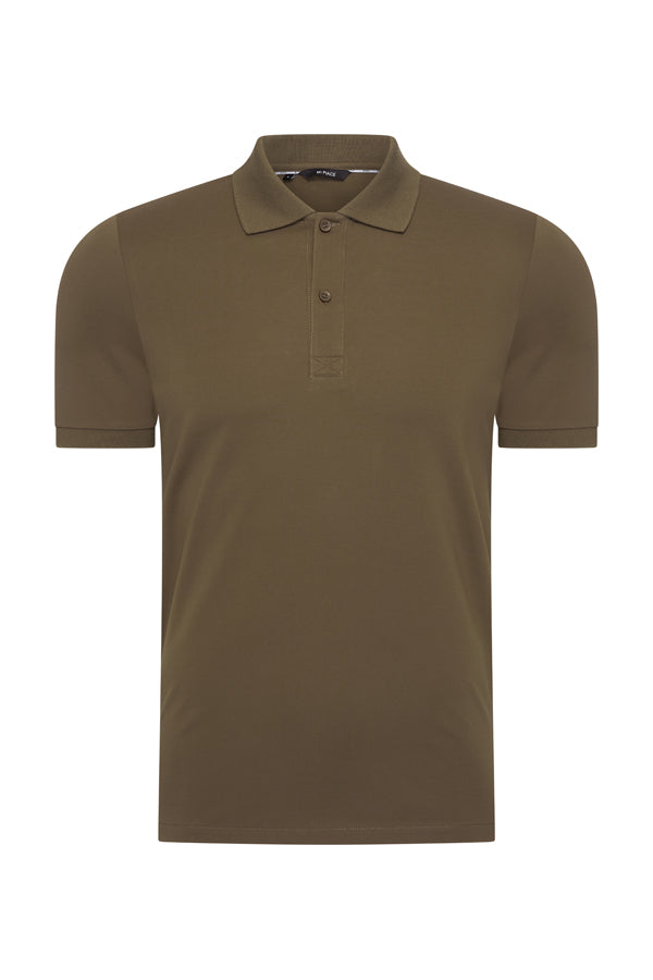 Men Polo Cotton | Olive