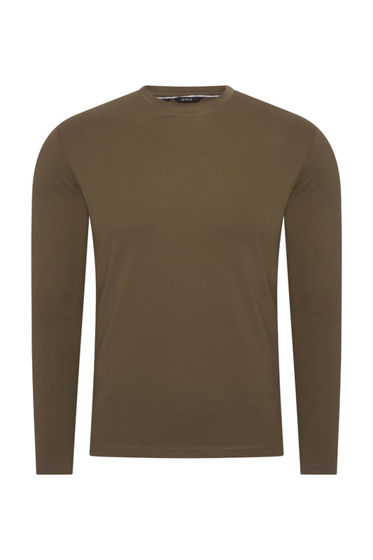 Men Cotton Shirt Long Sleeves | Olive