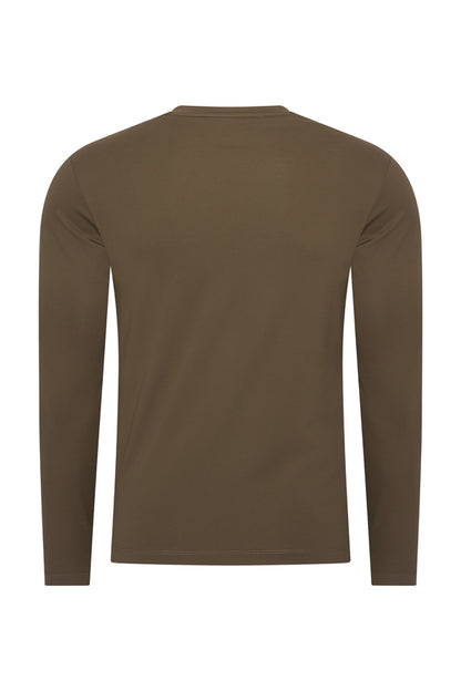 Men Cotton Shirt Long Sleeves | Olive