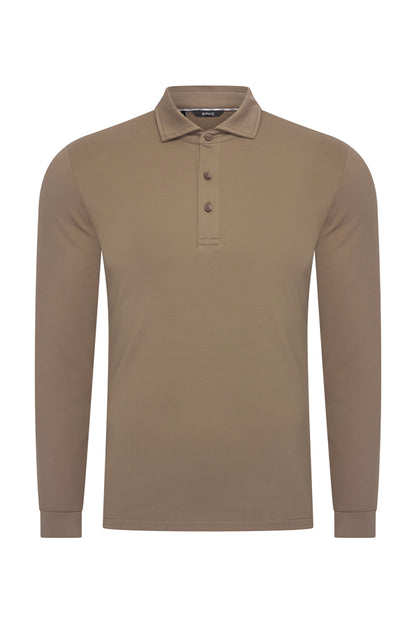 Men Polo Cotton Long Sleeves | Falcon