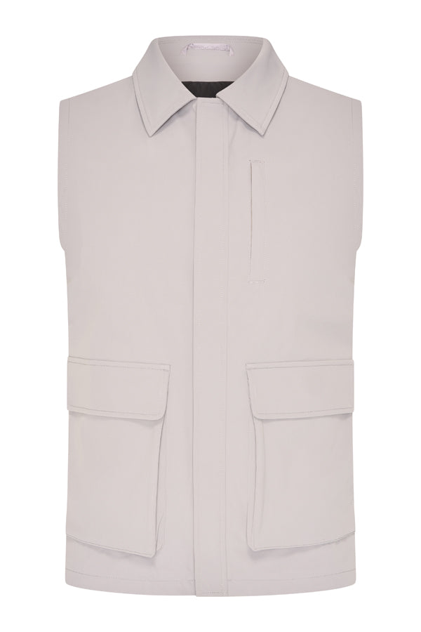 Men Gilet | Elephant Grey