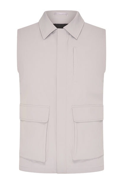 Men Gilet | Elephant Grey