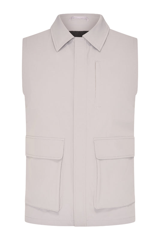 Men Gilet | Elephant Grey