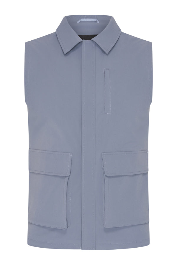 Men Gilet | Cloud Blue