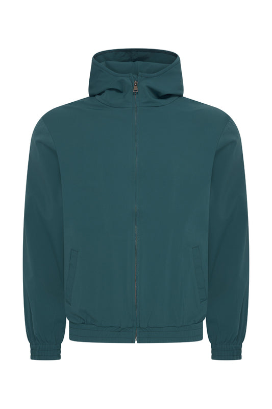 Men Jack Hooded | Teal Blue