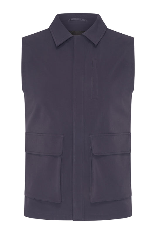 Men Gilet | Dark Blue