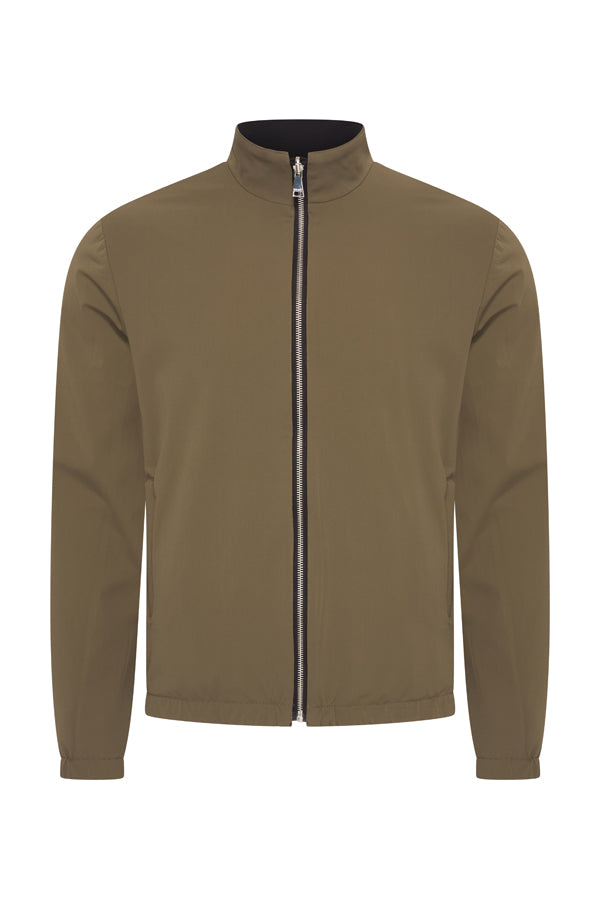 Herrenjacke Wendejacke | Schwarz | Oliv
