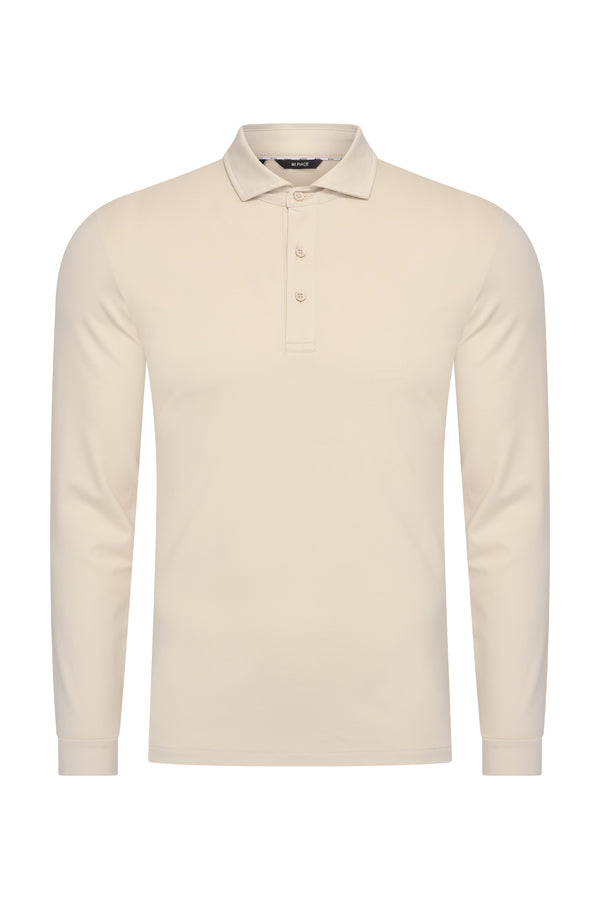 Men Polo Cotton Long Sleeves | Kit