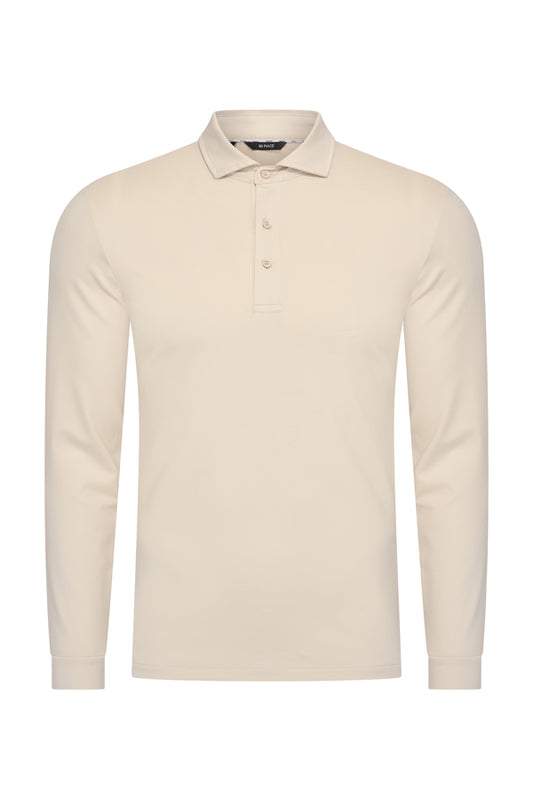 Herren Polo Baumwolle Langarm | Kit