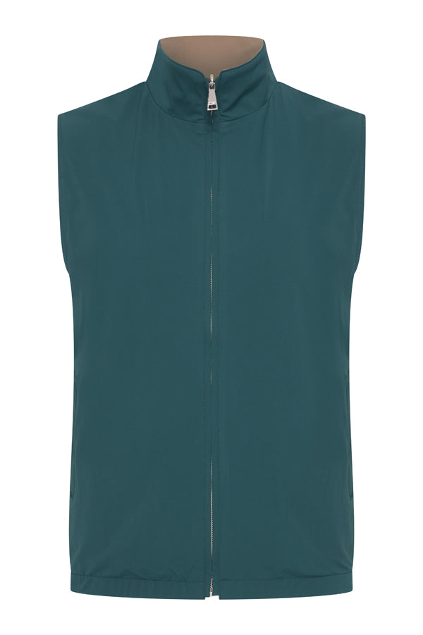 Herrenweste Wendbar | Teal Blue | Falcon