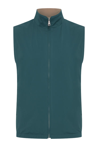 Herrenweste Wendbar | Teal Blue | Falcon
