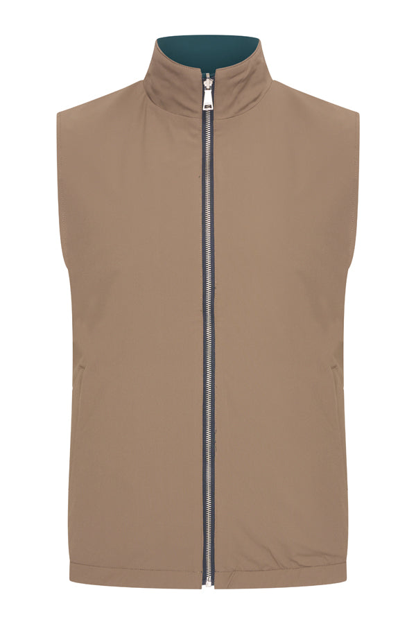 Herrenweste Wendbar | Teal Blue | Falcon