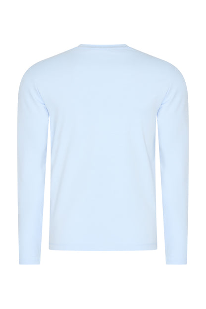 Men Cotton Shirt Long Sleeves | Light Blue