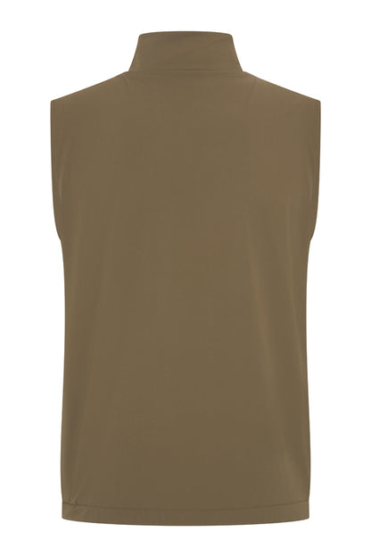 Men Gilet Reversible | Black | Olive
