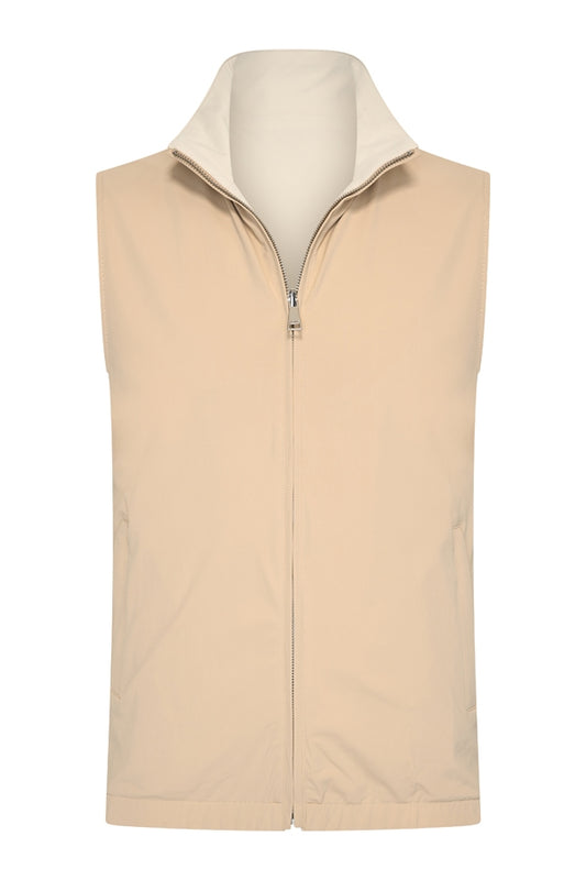 Men Gilet Reversible | Beige | Kit