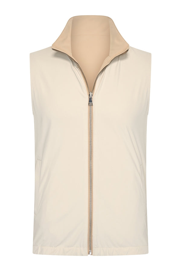 Men Gilet Reversible | Beige | Kit