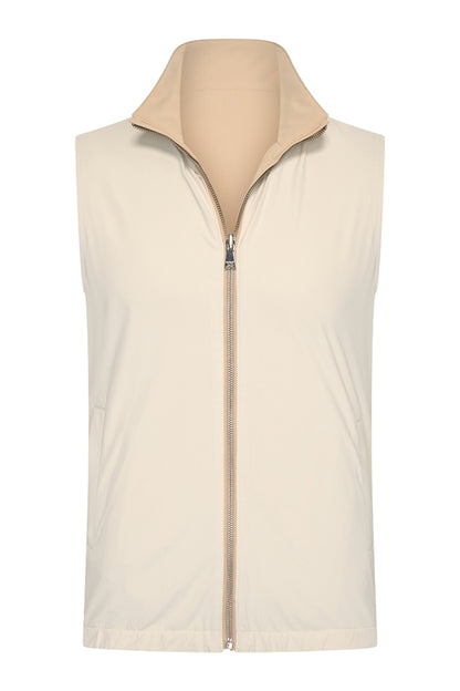 Men Gilet Reversible | Beige | Kit