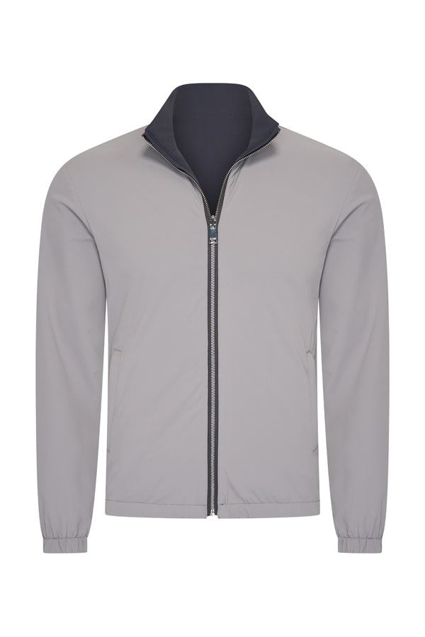 Men Jacket Reversible | D.Grey | Elephant Grey