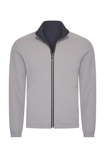 Men Jacket Reversible | D.Grey | Elephant Grey