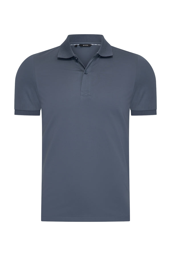 Men Polo Cotton | Dark Grey