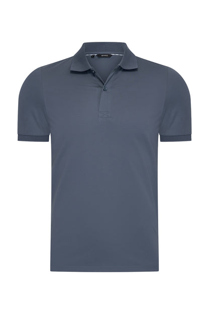 Men Polo Cotton | Dark Grey