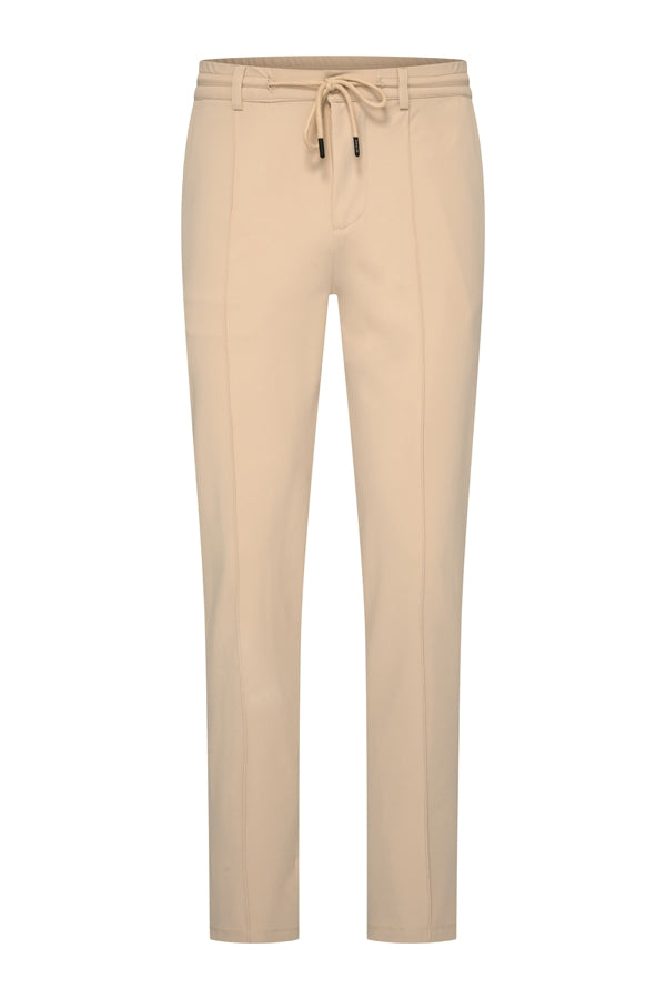 Men Trousers Pintuck Seam | Beige