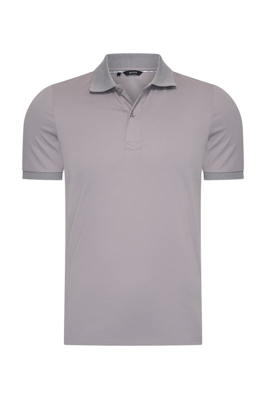 Men Polo Cotton | Elephant Grey