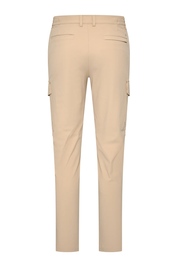 Men Trousers Straight Cargo | Beige