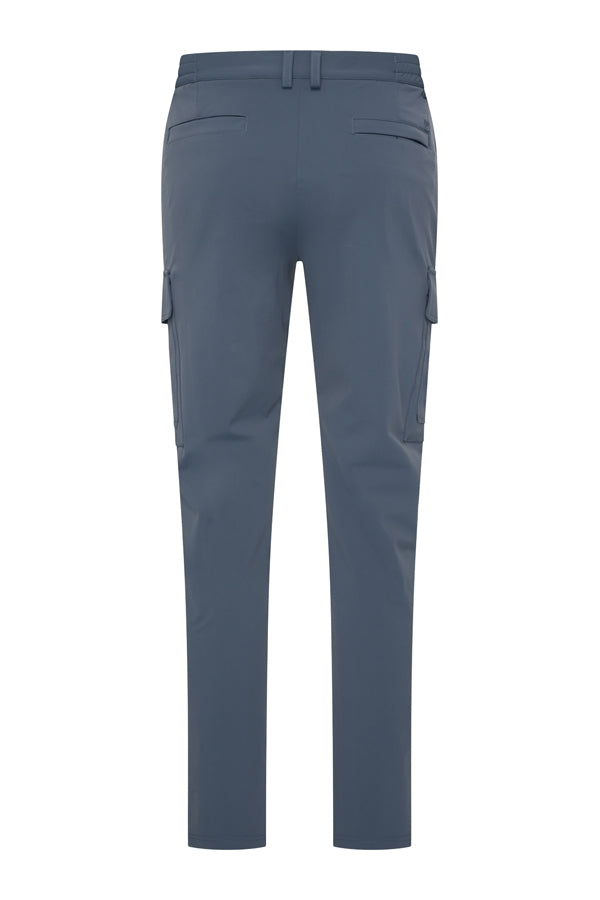 Men Trousers Straight Cargo | Cloud Blue