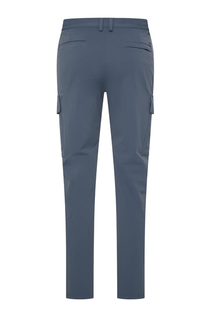 Men Trousers Straight Cargo | Cloud Blue