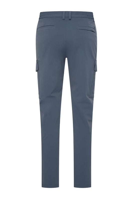 Men Trousers Straight Cargo | Cloud Blue