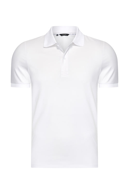 Men Polo Cotton | White