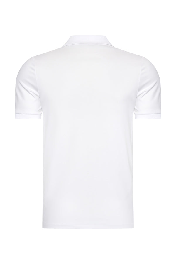 Men Polo Cotton | White