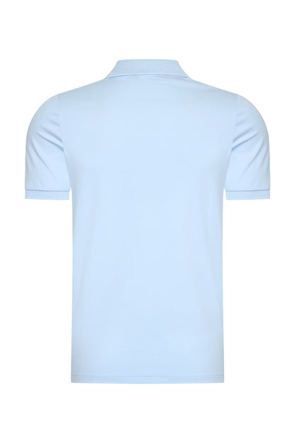 Men Polo Cotton | Light Blue