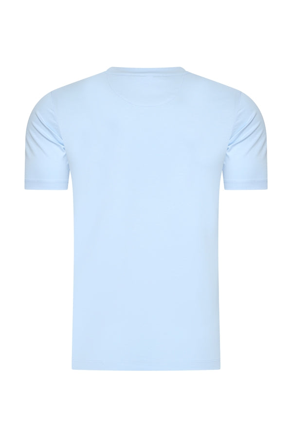 Herren T-Shirt aus Baumwolle | Hellblau