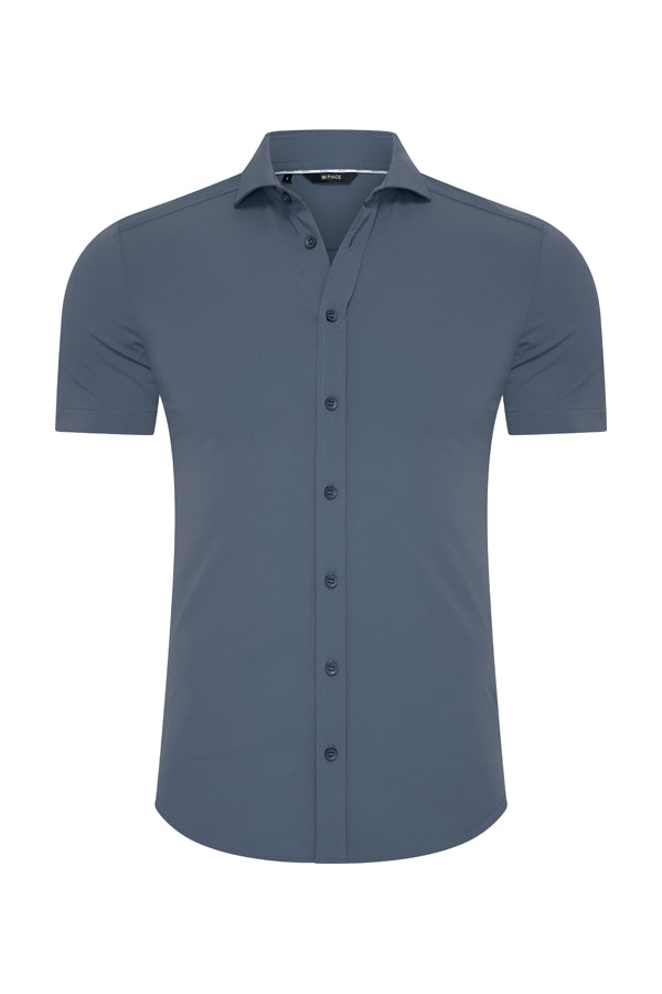 Men Shirt Short Sleeve | Cloud Blue