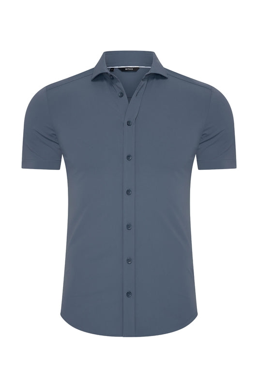 Men Shirt Short Sleeve | Cloud Blue