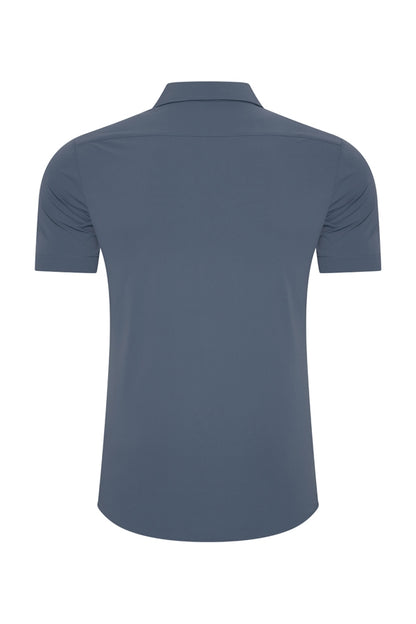Men Shirt Short Sleeve | Cloud Blue