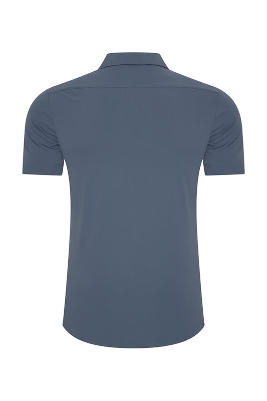 Men Shirt Short Sleeve | Cloud Blue