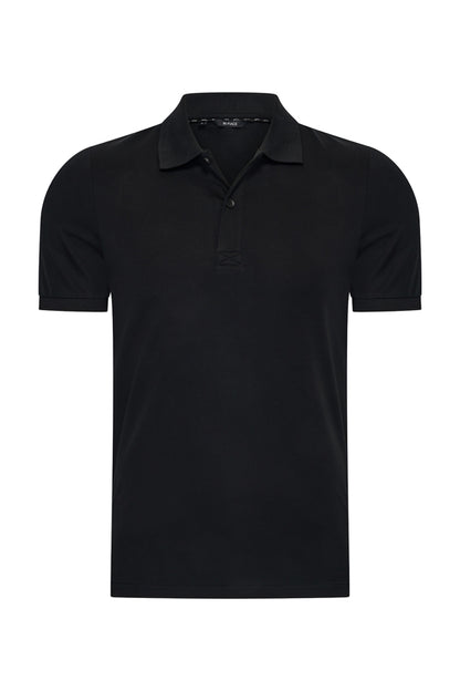 Men Polo Cotton | Black