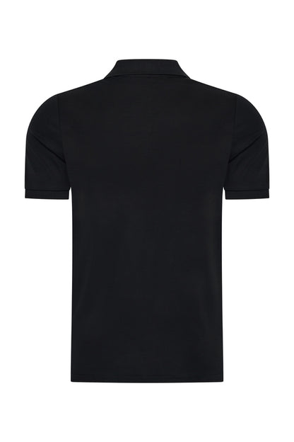 Men Polo Cotton | Black
