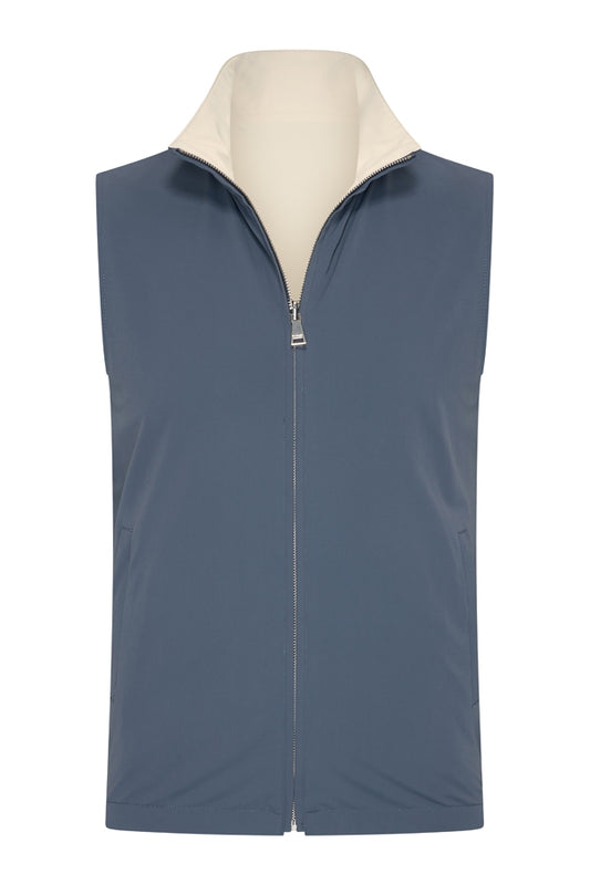 Men Gilet Reversible | Cloud Blue  | Kit