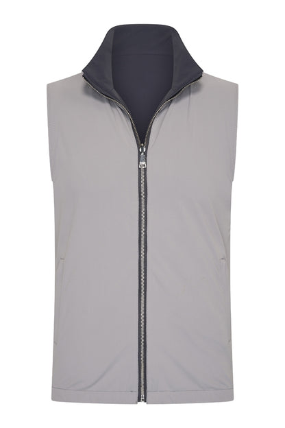 Men Gilet Reversible | D.Grey | Elephant Grey