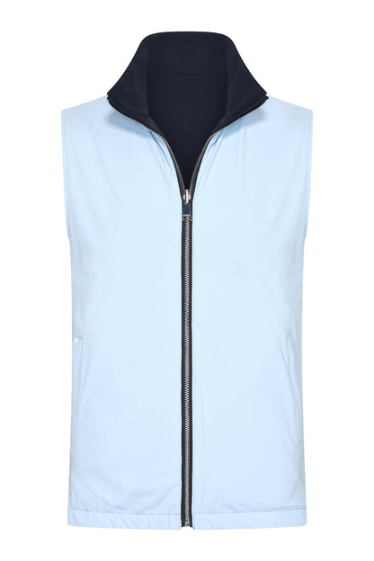 Men Gilet Reversible | D.Blue | L.Blue